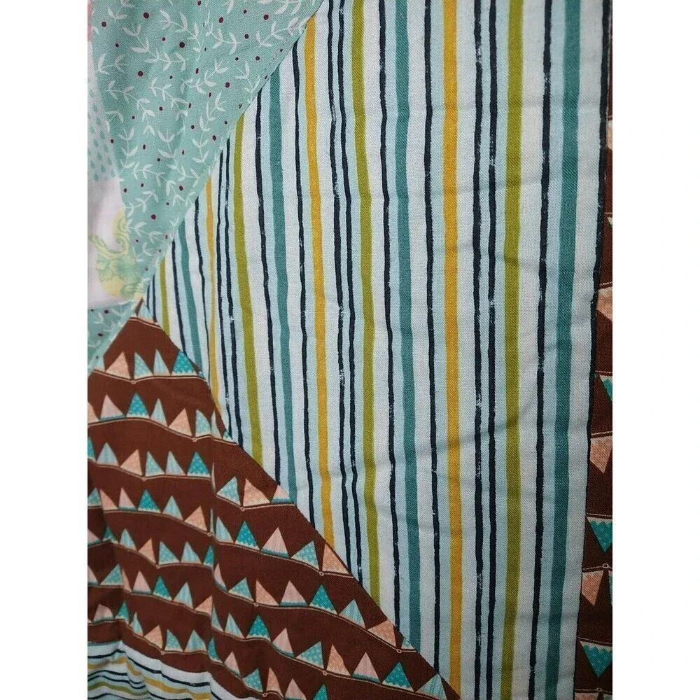 New Handmade Ducks Unisex Pinwheel Baby Blanket. 38.5